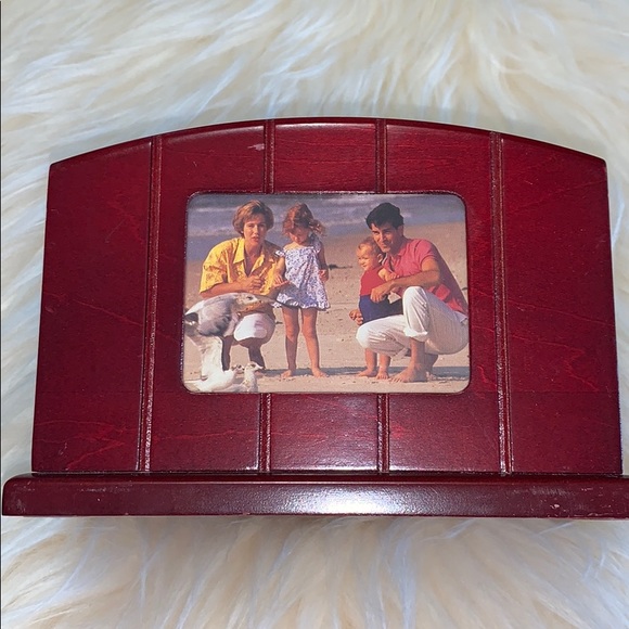 SALE!!! wooden Desk organizer set with picture frame.   4 - Picture 5 of 8